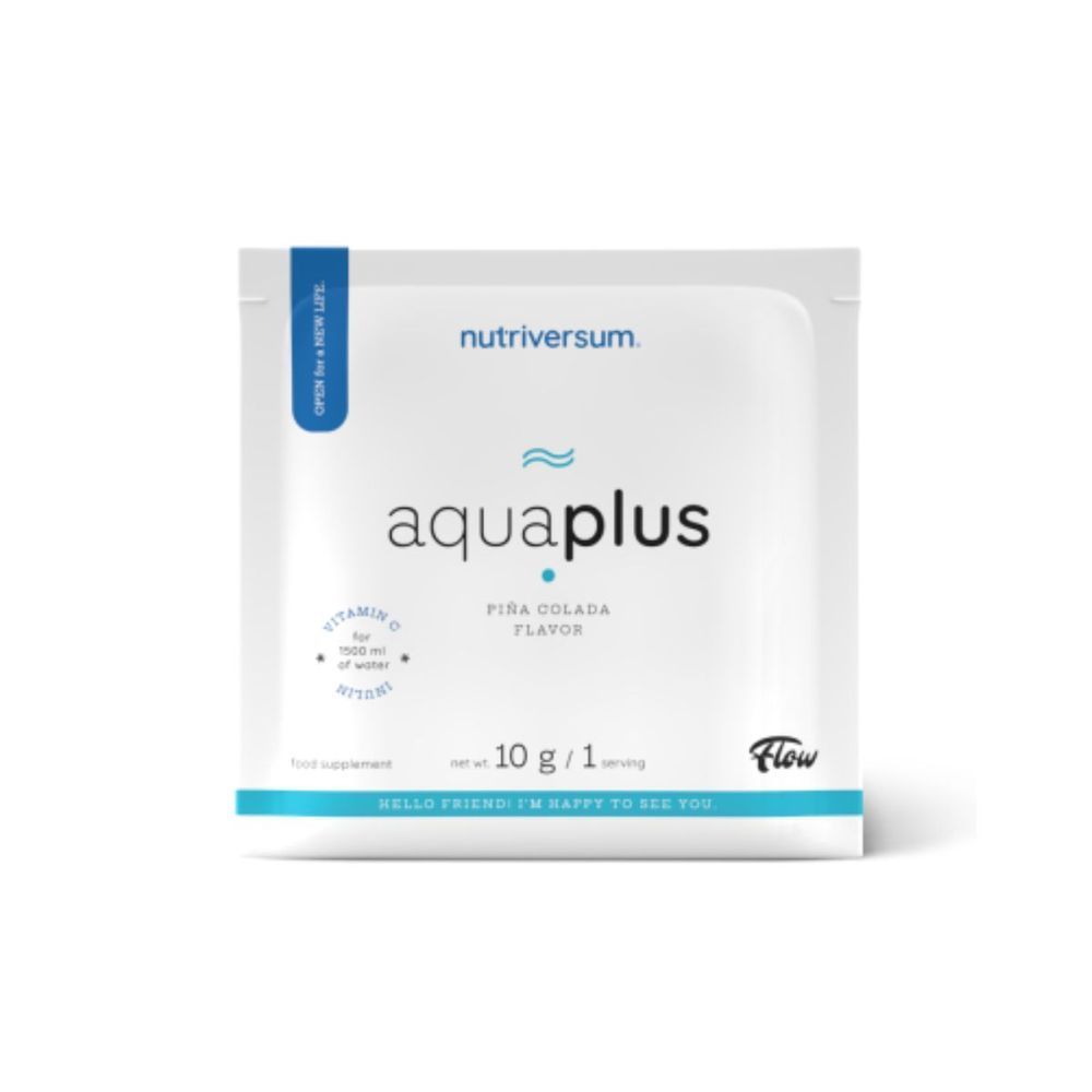 Напій з клітковиною та вітаміном С Nutriversum Aqua Plus (піна колада) 10 г DS-2603 фото