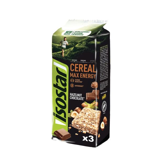 Енергетичний батончик Isostar Cereal Max (фундук+шоколад) 55 г DS-2553 фото
