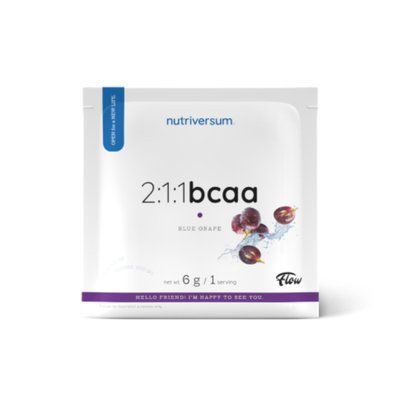 Амінокислоти Nutriversum 2:1:1 BCAA (синій виноград) 6 г DS-2150 фото