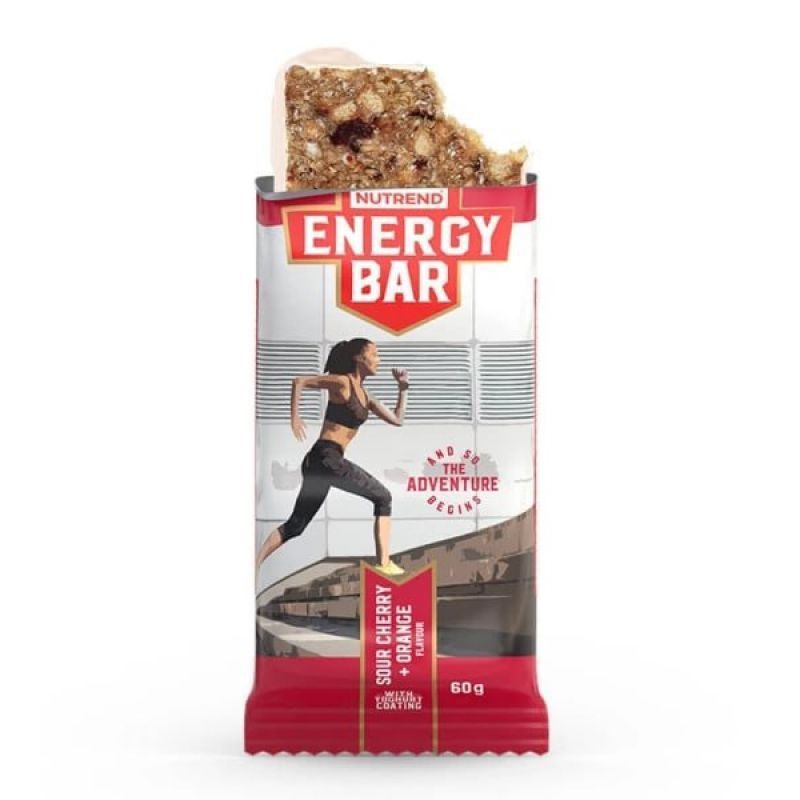 Вуглеводний батончик Nutrend Energy Bar (вишня + апельсин) 60 г DS-0110 фото
