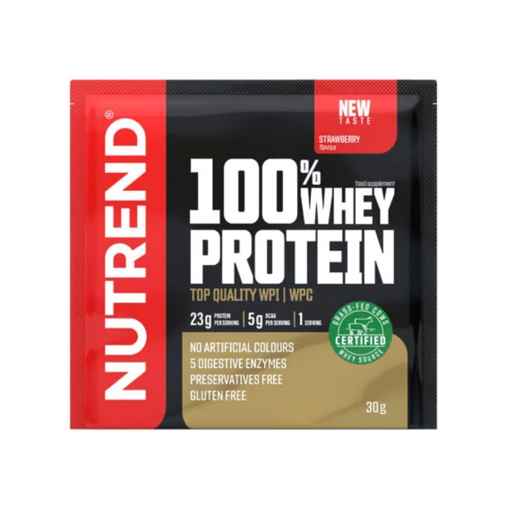 Протеїн Nutrend 100% Whey Protein (полуниця) 30 г DS-2426 фото