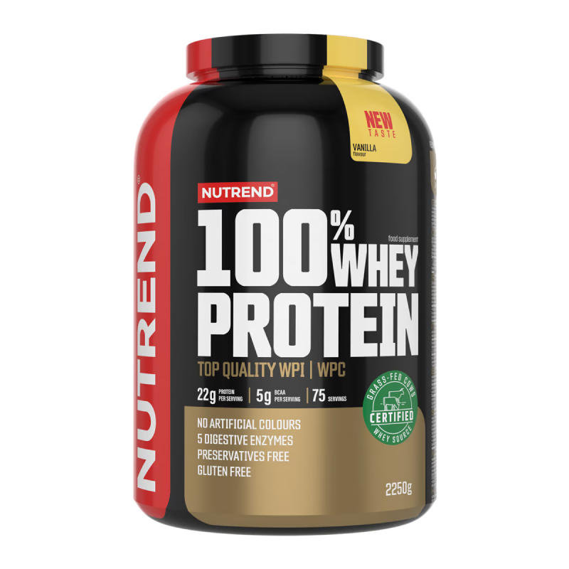 Протеїн Nutrend 100% Whey Protein (ваніль) 2250 г DS-2132 фото