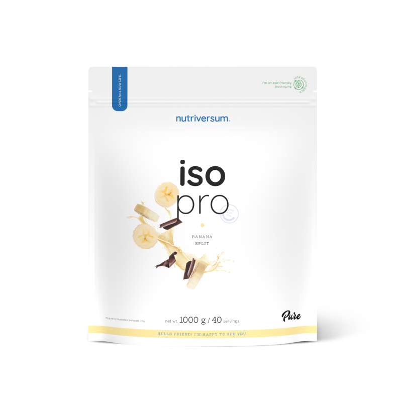 Протеїн Nutriversum Iso Pro (банановий спліт) 1000 г DS-1166 фото