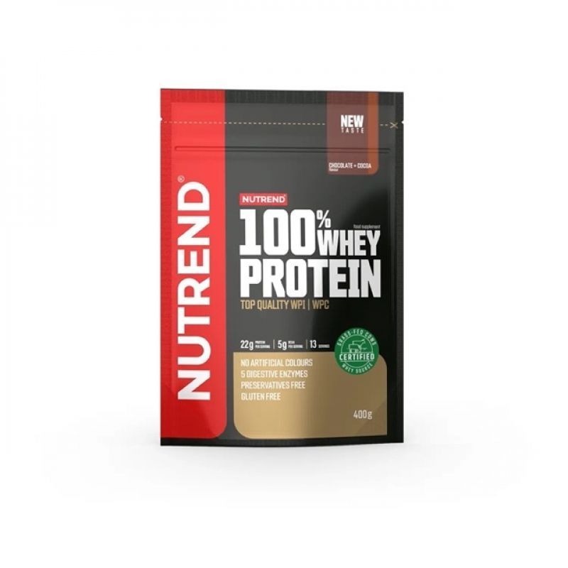 Протеїн Nutrend 100% Whey Protein (шоколад + какао) 400 г DS-0008 фото