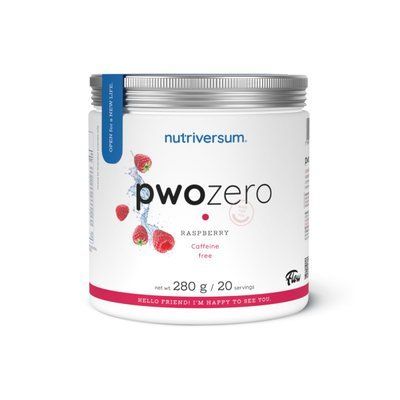 Енергетичний стимулятор Nutriversum PWO ZERO (малина) 280 г DS-2191 фото