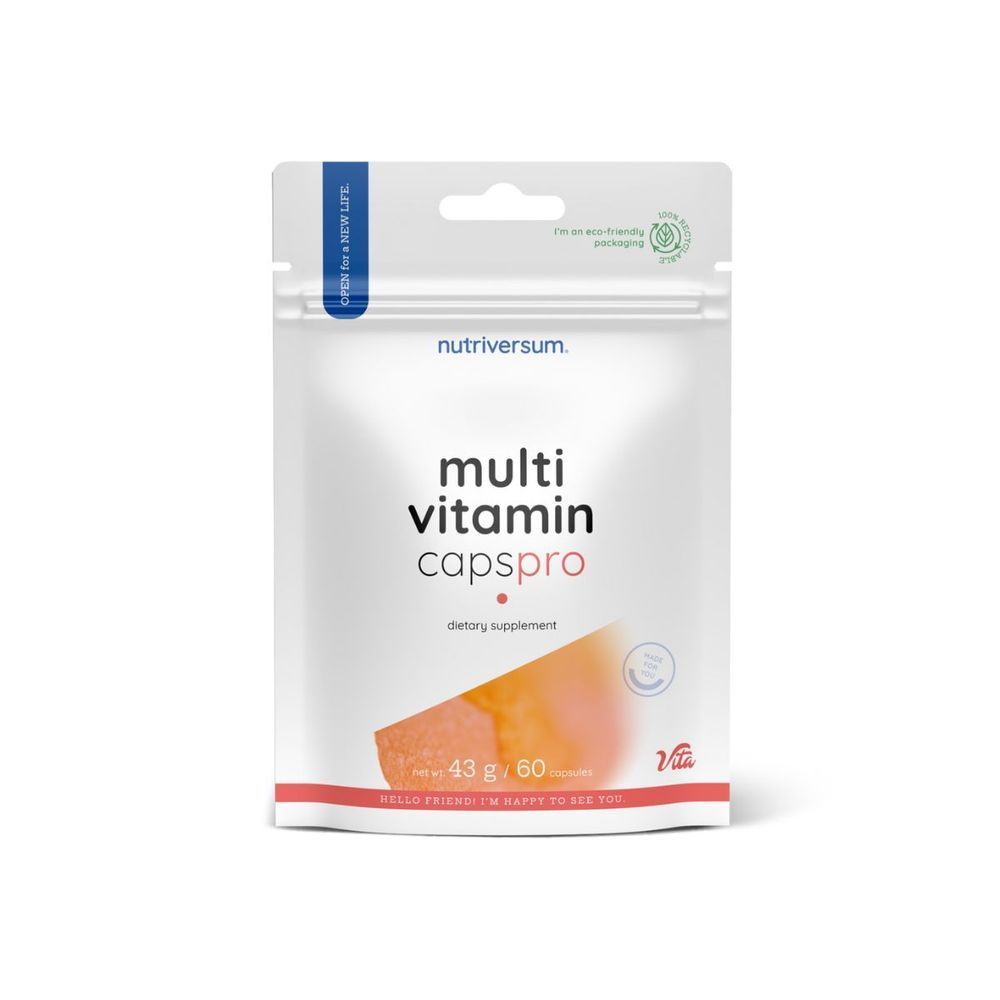 Вітаміни Nutriversum Multi Vitamin Caps Pro, 60 капсул DS-2166 фото