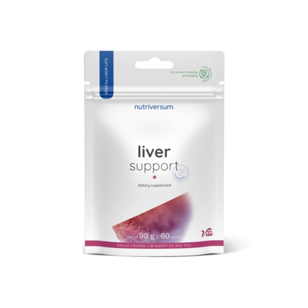 Вітаміни Nutriversum Liver Support, 60 таблеток DS-1162 фото
