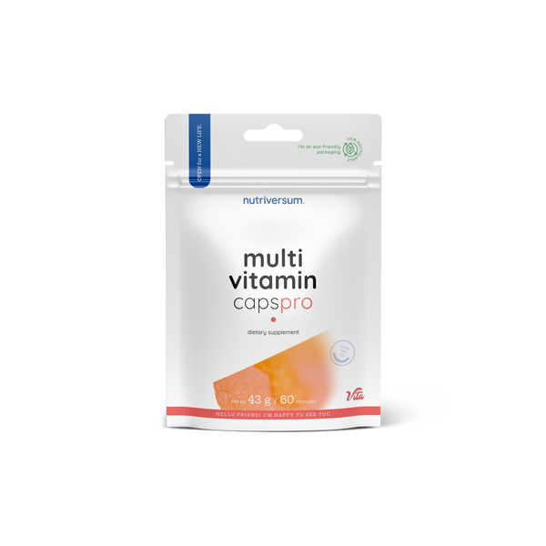 Вітаміни Nutriversum MULTIVITAMIN CAPS PRO, 60 капсул DS-2166 фото