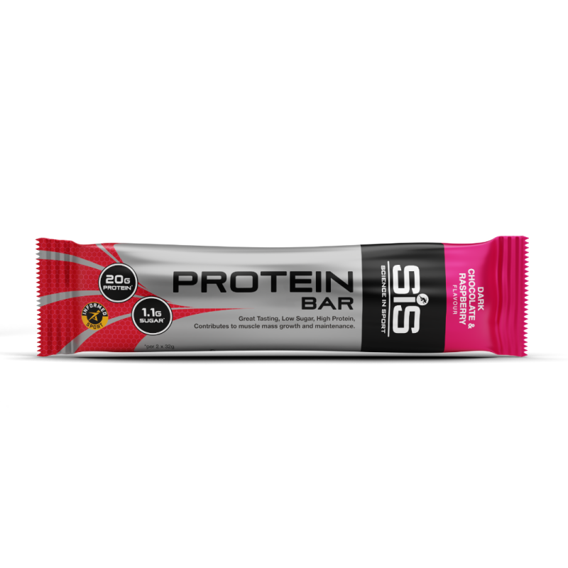 Протеїновий батончик SiS Protein Bar (чорний шоколад та малина) 2 x 32 г DS-2514 фото