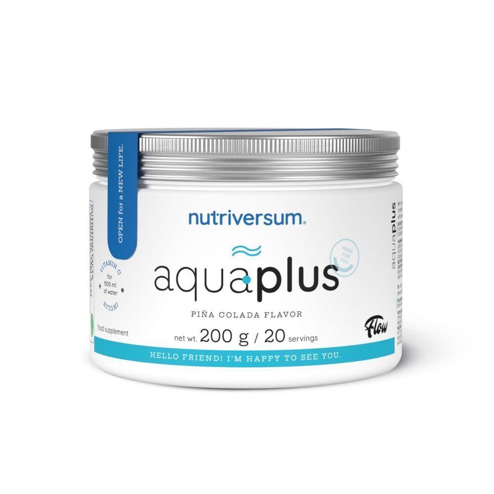 Напій з клітковиною та вітаміном С Nutriversum Aqua Plus (піна колада) 200 г DS-2613 фото