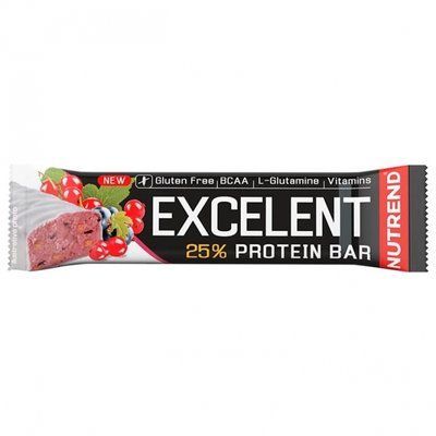 Протеїновий батончик Nutrend Excelent Protein bar (чорна смородина + журавлина) 85 г DS-0115 фото