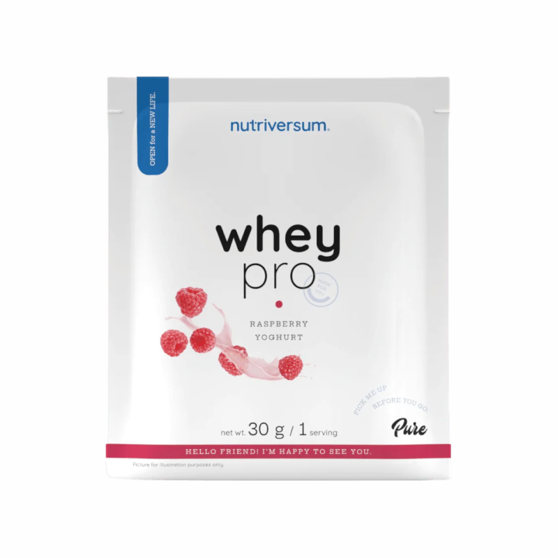 Протеїн Nutriversum Whey Pro (малиновий йогурт) 30 г DS-1135 фото