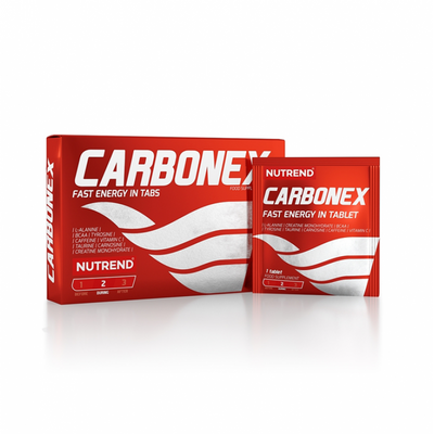 Кофеїнові таблетки Nutrend Carbonex, 12 таблеток DS-0070 фото