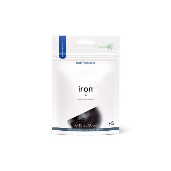 Залізо Nutriversum IRON, 30 таблеток DS-2385 фото