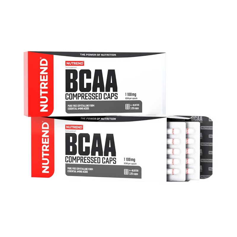 Амінокислота Nutrend BCAA Compressed Caps, 120 капсул DS-0035 фото