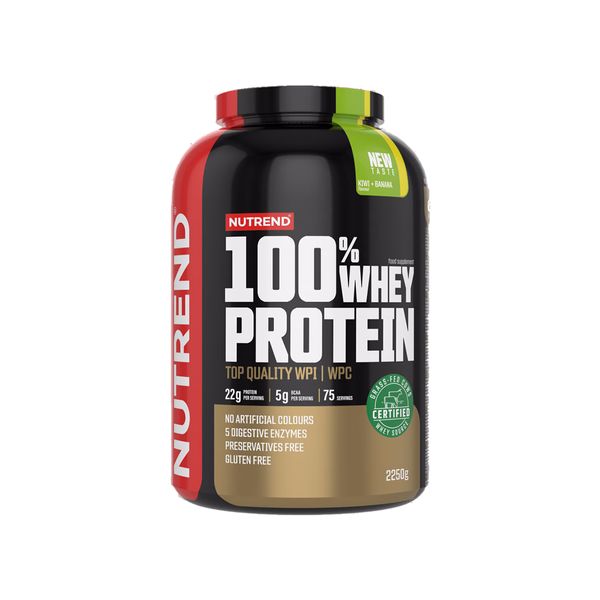 Протеїн Nutrend 100% Whey Protein (ківі + банан) 2250 г DS-2615 фото