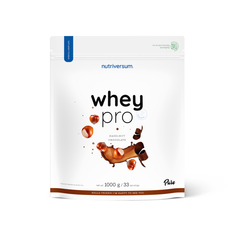 Протеїн Nutriversum Whey Pro (шоколад з фундуком) 1000 г DS-2302 фото